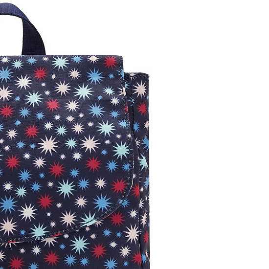 Kipling Dannie Printed Small Sırt Çantaları Mavi | TR 1668ZU